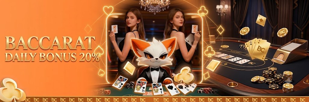 Baccarat Daily Bonus promotion at BC55